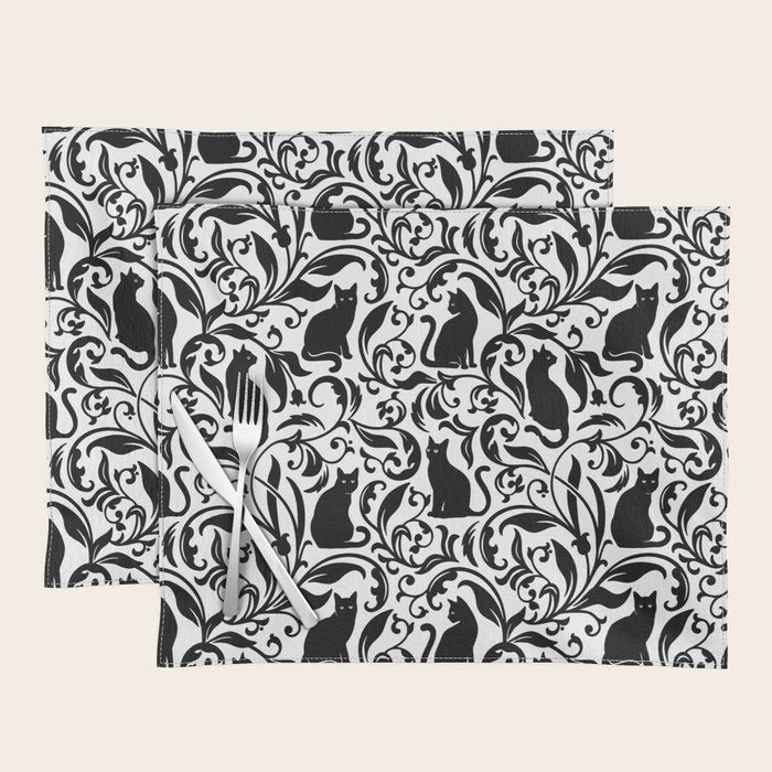 Black Cats II Placemat Gallery Image 1