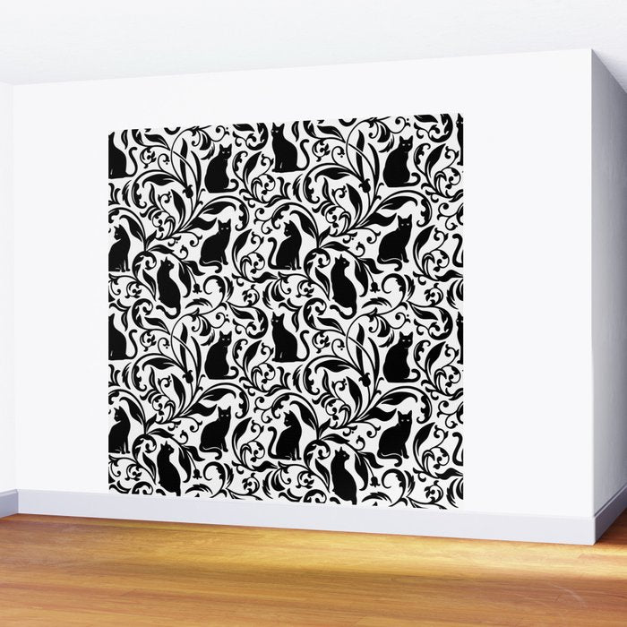 Black Cats II Wall Mural Gallery Image 2