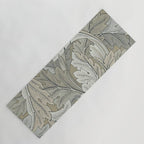 William Morris Acanthus Leaves Manilla Stone Vintage Pattern Yoga Mat Gallery Image 1