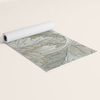 William Morris Acanthus Leaves Manilla Stone Vintage Pattern Yoga Mat Gallery Image 2