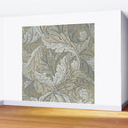 William Morris Acanthus Leaves Manilla Stone Vintage Pattern Wall Mural Gallery Image 2