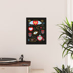 Milagro Love Hearts - Black Poster Gallery Image 2