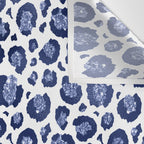 Blue & White Leopard Print  Wall Tapestry Gallery Image 3