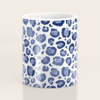 Blue & White Leopard Print  Coffee Mug Gallery Image 4