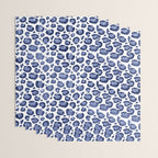 Blue & White Leopard Print  Wrapping Paper Gallery Image 3