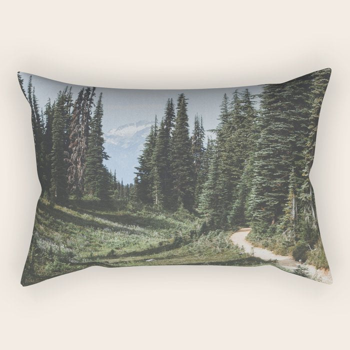 Mountain Trail Rectangular Pillow Gallery Image 2