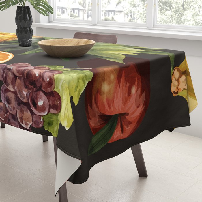 Fruits Botanical Art 1 Tablecloth Gallery Image 3
