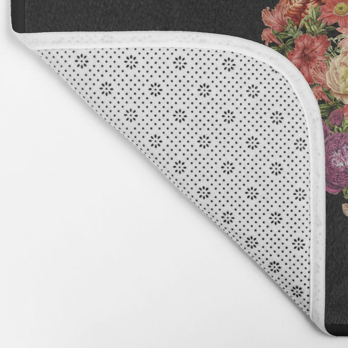 Flower Heart Spring Bath Mat Gallery Image 2