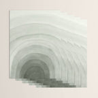 Sage green abstract watercolor rainbow Wrapping Paper Gallery Image 3