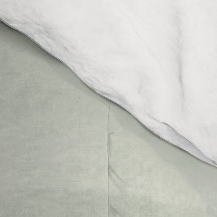 Sage green abstract watercolor rainbow Comforter Gallery Image 4