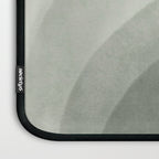 Sage green abstract watercolor rainbow Laptop Sleeve Gallery Image 3