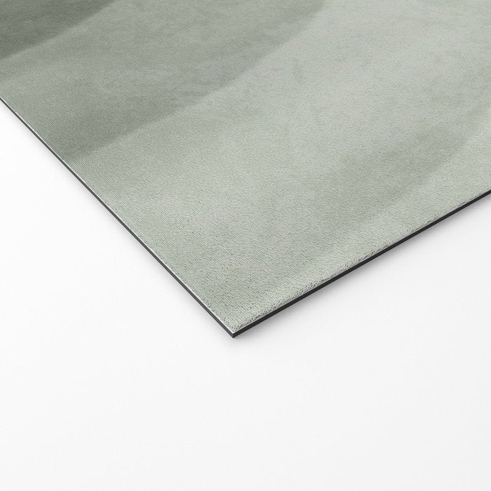 Sage green abstract watercolor rainbow Welcome Mat Gallery Image 2