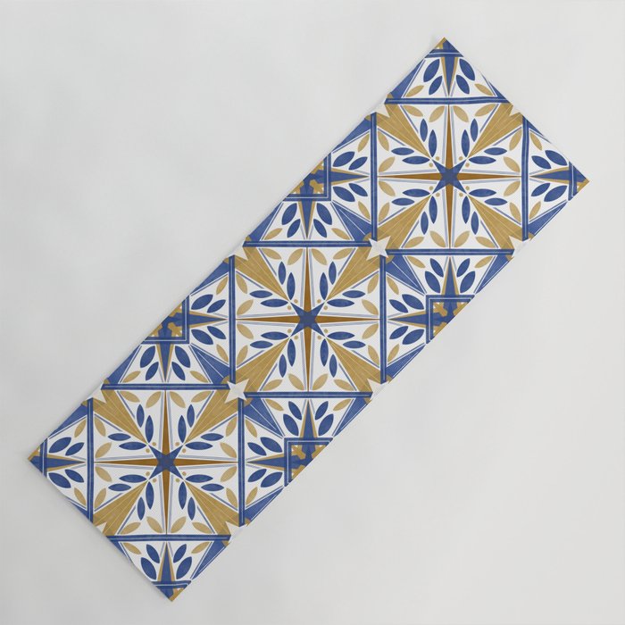 Geometric modern tile B Yoga Mat Gallery Image 1