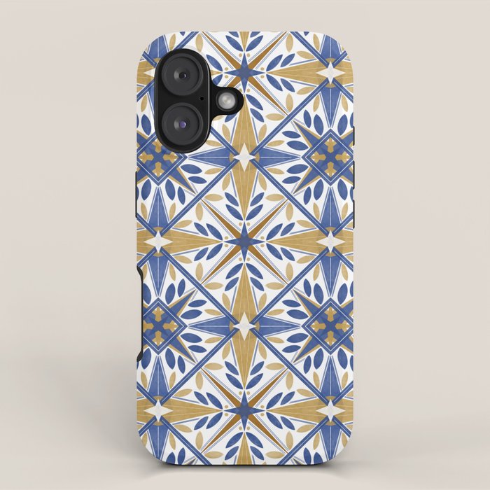 Geometric modern tile B iPhone Case Gallery Image 1