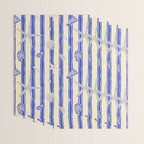 Vintage marine sea shell summer art pattern Wrapping Paper Gallery Image 3