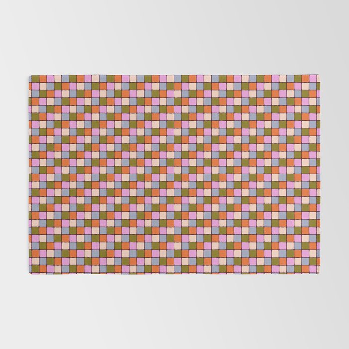 1970s Disco Dancefloor Checkerboard Pattern Rug Gallery Image 2