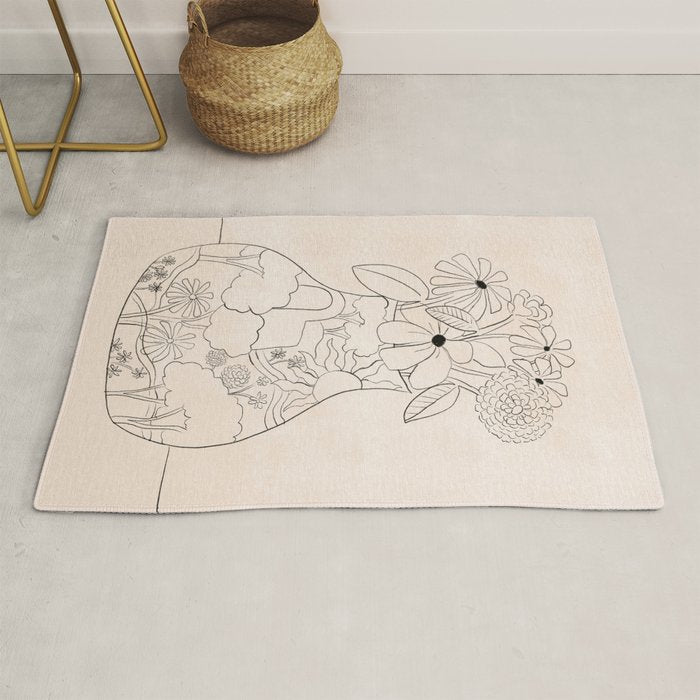 Flower Vase Rug Gallery Image 1