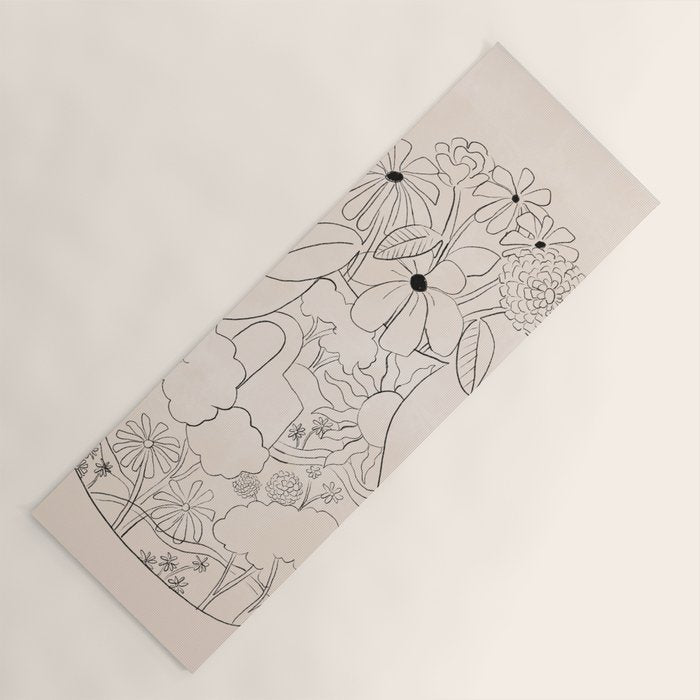 Flower Vase Yoga Mat Gallery Image 1
