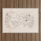 Flower Vase Outdoor Rug Gallery Image 1