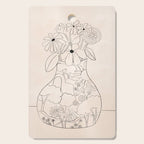 Flower Vase Cutting Board Gallery Image 1