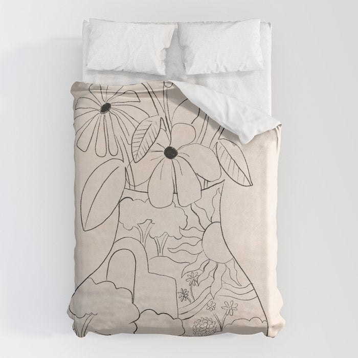 Flower Vase Duvet Cover Gallery Image 1