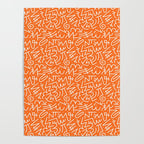 Colorful abstract fun line doodle art pattern Poster Gallery Image 4
