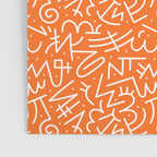 Colorful abstract fun line doodle art pattern Poster Gallery Image 3