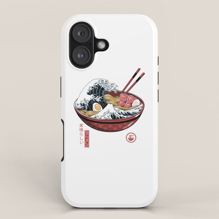 Great Ramen Wave White iPhone Case Gallery Image 1