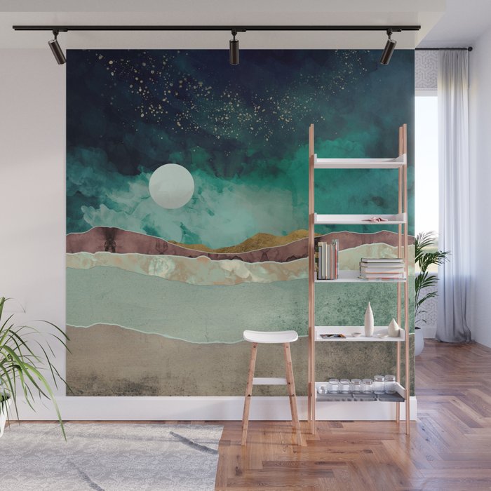 Spring Night Wall Mural Gallery Image 1
