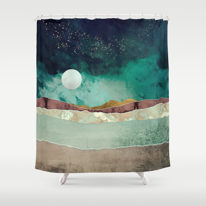 Spring Night Shower Curtain Gallery Image 1
