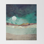 Spring Night Throw Blanket Gallery Image 2