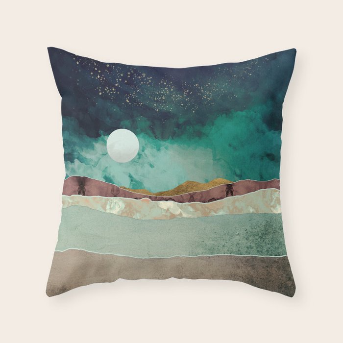 Spring Night Throw Pillow Gallery Image 6