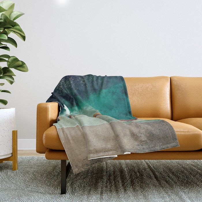 Spring Night Throw Blanket Gallery Image 1