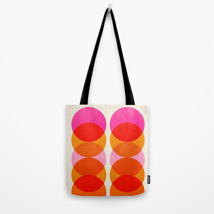 Abstraction_COLOUR_CIRCLES_001 Tote Bag Gallery Image 2