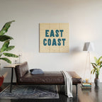 East Coast - Retro Typography Wood Wall Art Gallery Image 2