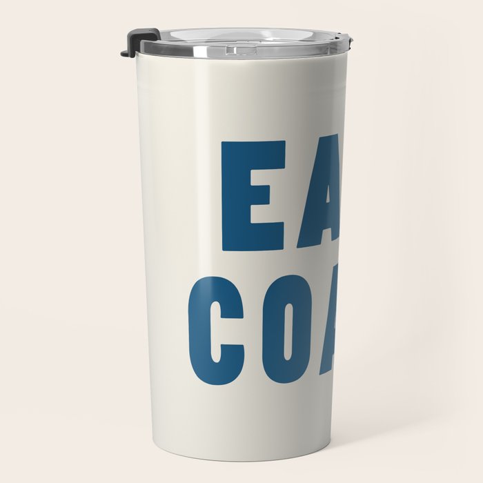 East Coast - Retro Typography Travel Mug Gallery Image 3
