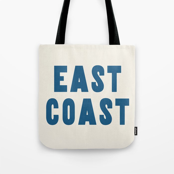 East Coast - Retro Typography Tote Bag Gallery Image 1