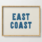 East Coast - Retro Typography Serving Tray Gallery Image 1
