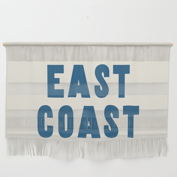 East Coast - Retro Typography Wall Hanging Gallery Image 1