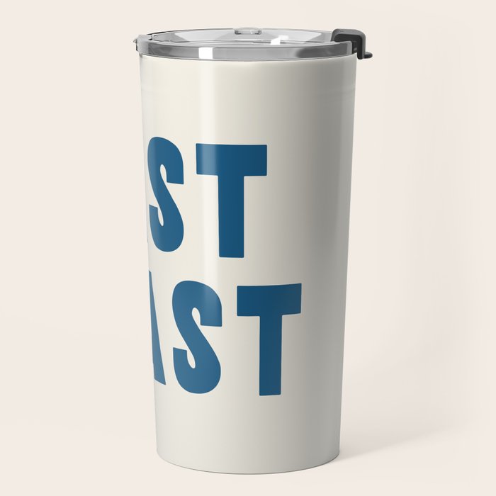 East Coast - Retro Typography Travel Mug Gallery Image 2