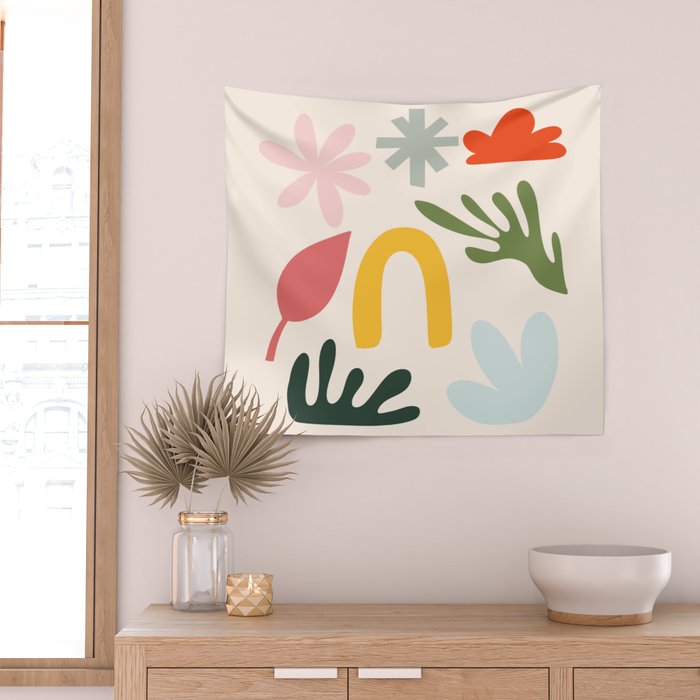 Collection of Happy Things: Matisse Inspired Wall Tapestry Gallery Image 2