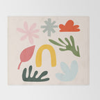 Collection of Happy Things: Matisse Inspired Throw Blanket Gallery Image 2