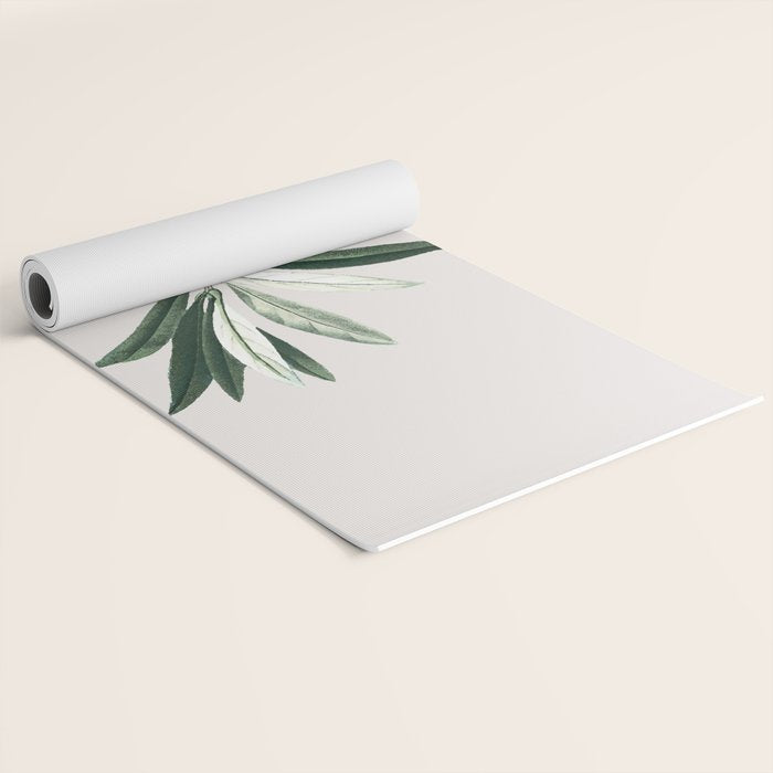 Olive Tree Branch Yoga Mat Gallery Image 2