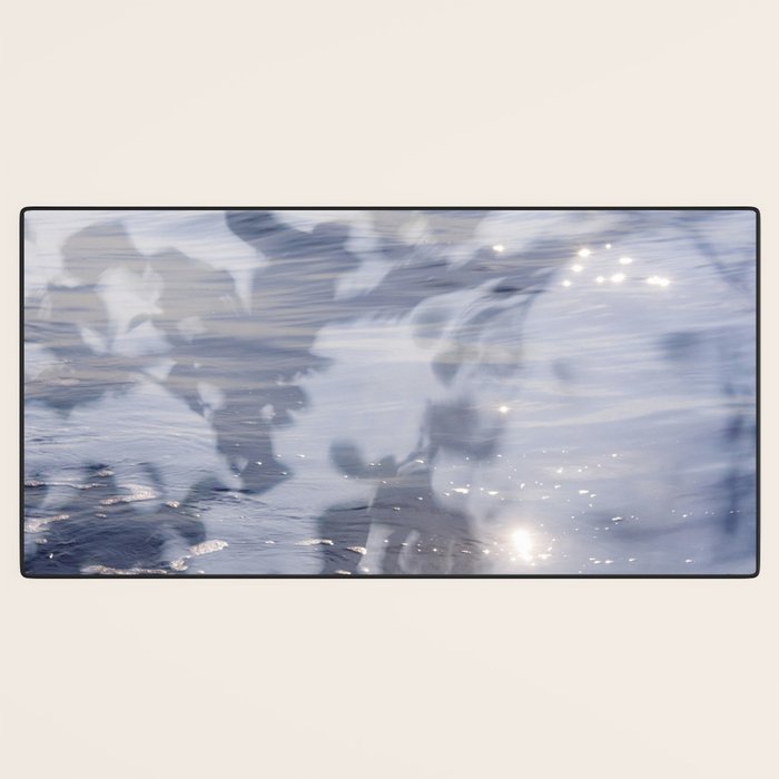 liminal spaces no. 2 - double exposure nature sea photograph Desk Mat Gallery Image 3