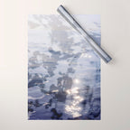liminal spaces no. 2 - double exposure nature sea photograph Wrapping Paper Gallery Image 1