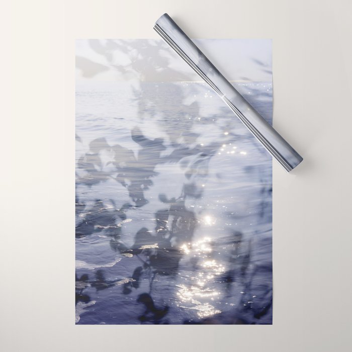 liminal spaces no. 2 - double exposure nature sea photograph Wrapping Paper Gallery Image 1
