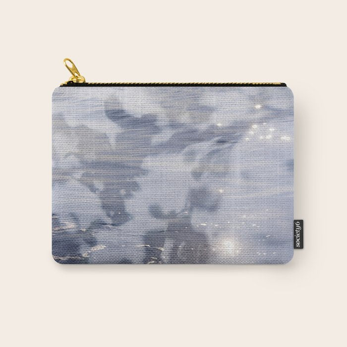 liminal spaces no. 2 - double exposure nature sea photograph Carry All Pouch Gallery Image 1