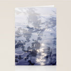 liminal spaces no. 2 - double exposure nature sea photograph Stationery Card Gallery Image 2