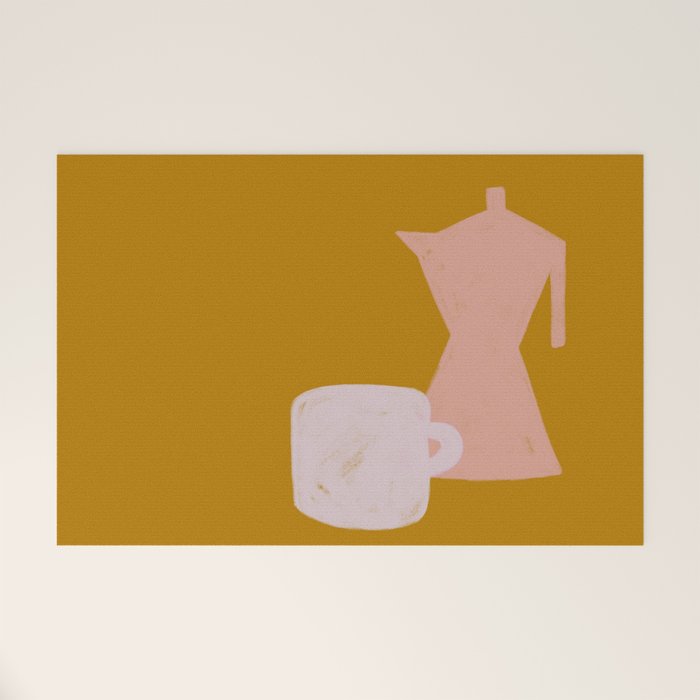 MORNING COFFEE Welcome Mat Gallery Image 1