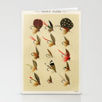 Illustrated Trout Fishing Flies Chart from Favorite Flies and Their Histories  Stationery Card Gallery Image 2